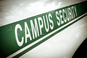 Campus Security sign